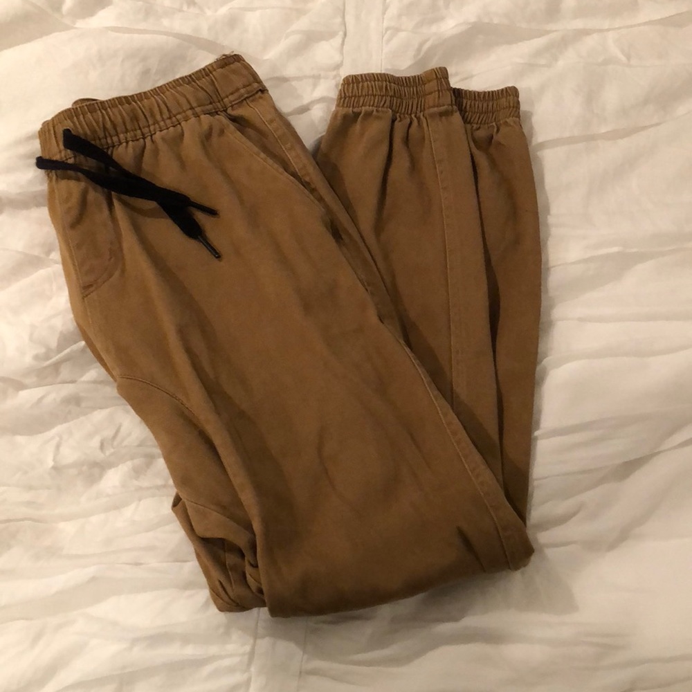 BKLYN Athletics men’s joggers, worn twice, size M, brownish tan color